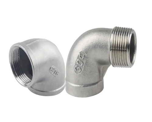 Stainless Steel 4 Four Way Equal Male And Female Threaded Reducing Tee Pipe Fitting