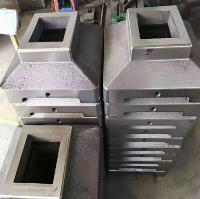 Park Garajı Koruma Rayları için Özel Renkli ve Özel Boyutlu Gri Demir Temel