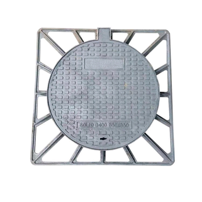BS EN124 Yapı için çerçeve ile dökme esnek demir manhole kapak GGG500-7