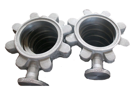 Precision Butterfly Valve Body Paslanmaz Çelik Valve Parçaları Gümüş Renk ISO9001